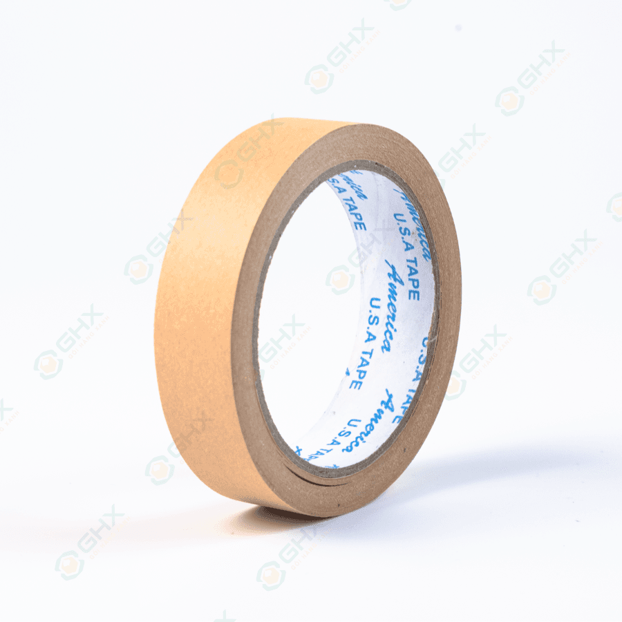 Băng keo giấy kraft Da Bò Đài Loan 24mm x 22m